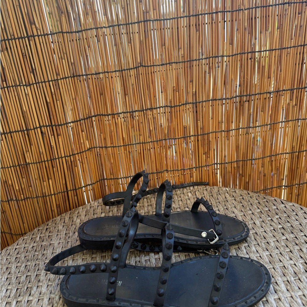 Steve Madden Black Strappy Sandals